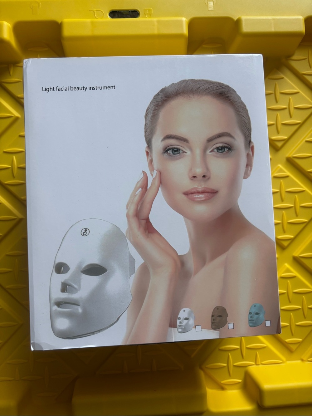 LED Facial Mask for Women Skincare - White